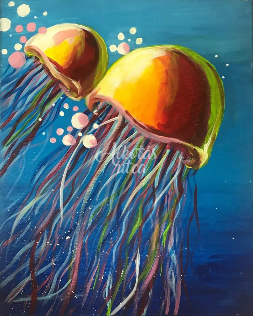 Jellyfish luminous paint
