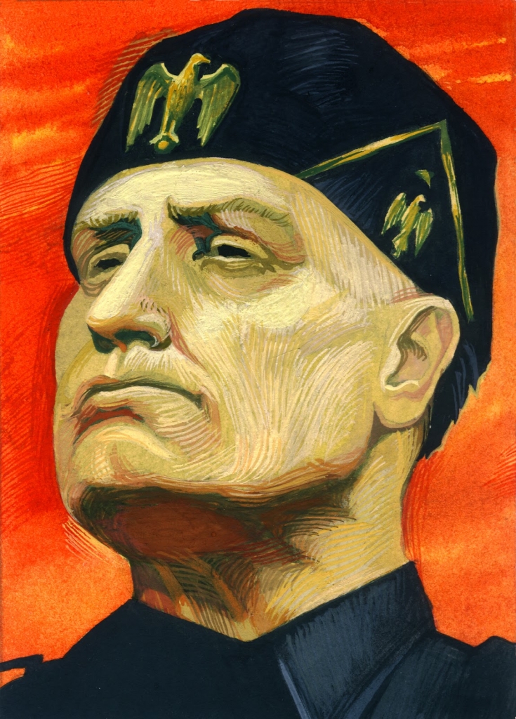 Mussolini - a futurizmus ideológiájának imádója