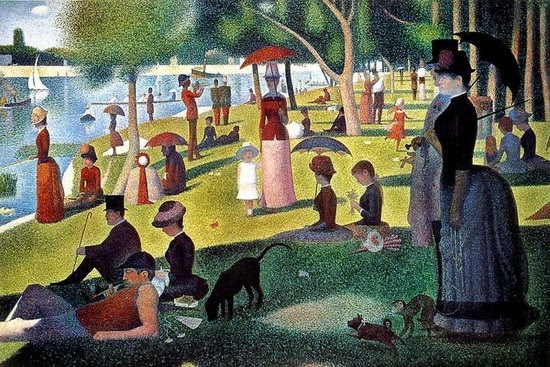 Georges Seurat, Vasárnap délután a La Grande Jatte szigeten - Plein air