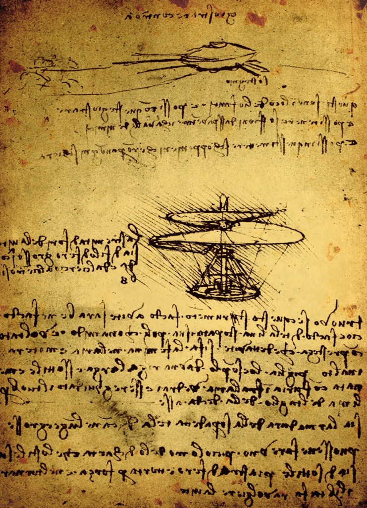 Leonardo Da Vinci - tervrajz