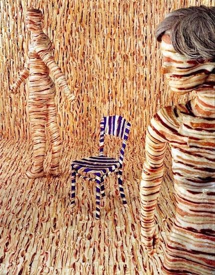 Sandy Skoglund - bacon installáció