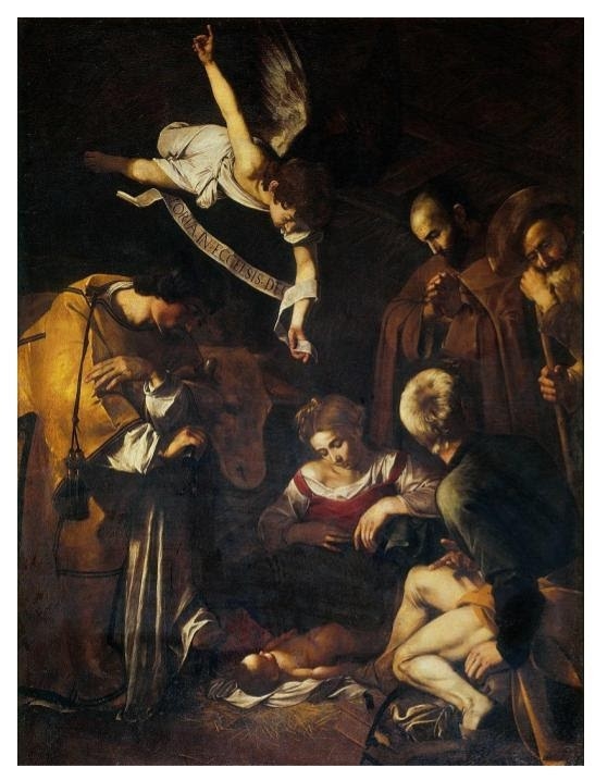 Caravaggio: Szent Ferenc és Szent Lőrinc születése