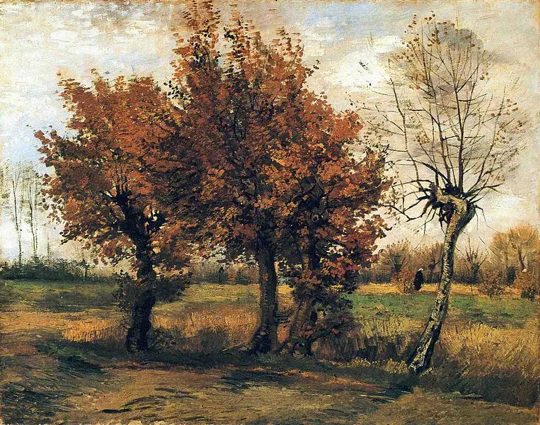 Vincent Van Gogh - Őszi tájkép négy fával