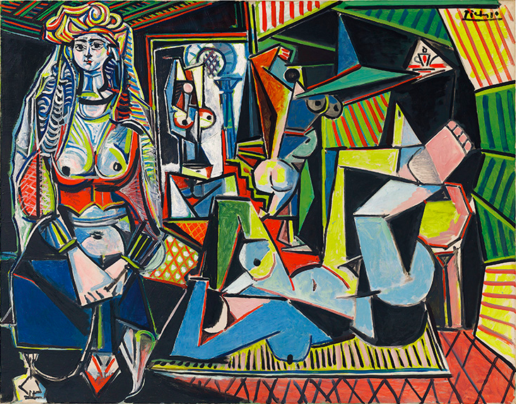 kortárs festmények, Picasso, Algériai nők