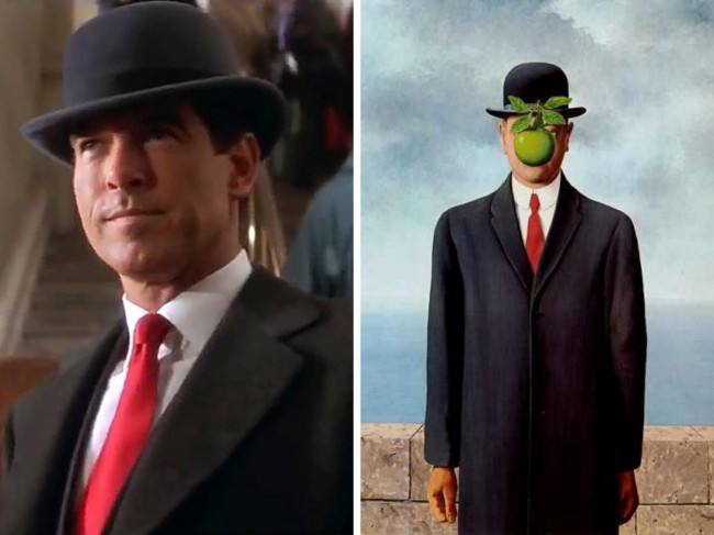 képzőmávszet a filmekben, Magritte és a Thomas Crown ügy
