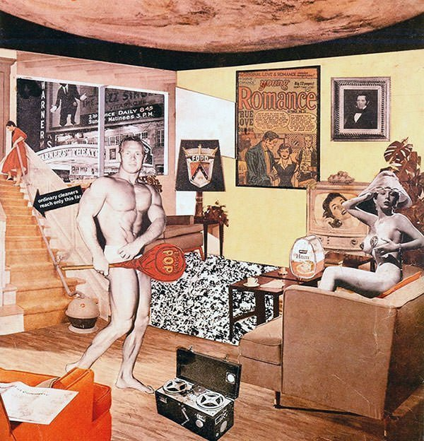 Richard Hamilton, “Mi az, amitől a mai otthonok olyan különbözőek és vonzóak?”, Pop-art