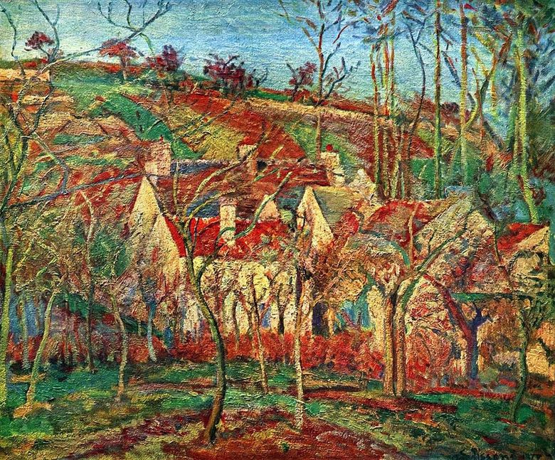 Pissarro, Piros tetők, Plein Air