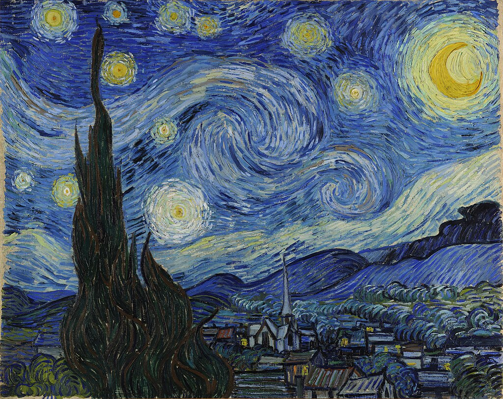 Van Gogh festmények: Csillagos éj