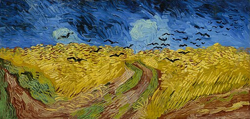 Van Gogh festmények: Varjak a búzamezőn