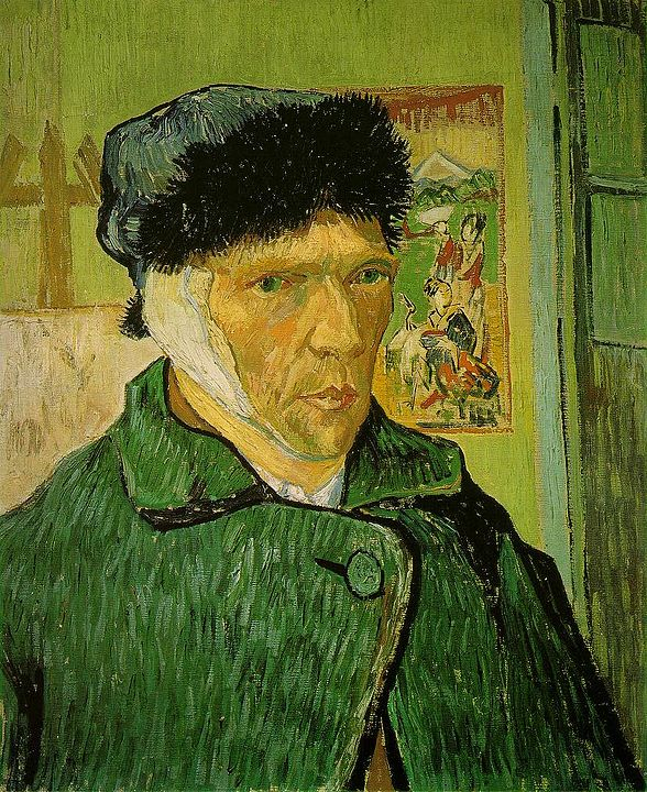 Van Gogh festmények: Önarckép