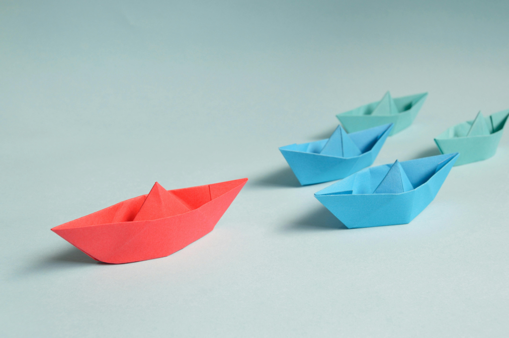 origami csónak