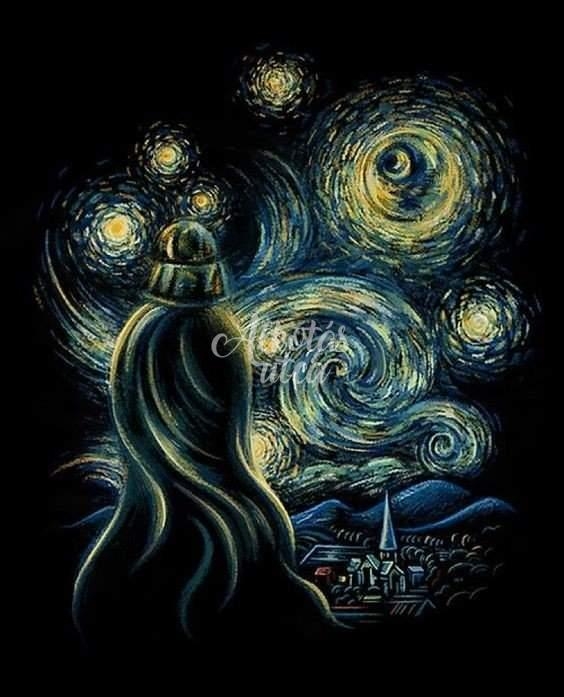 Star Wars - Sötét Nagyúr Van Gogh stílusában