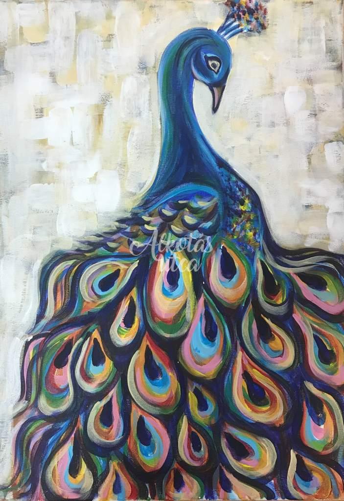 Luminous Peacock