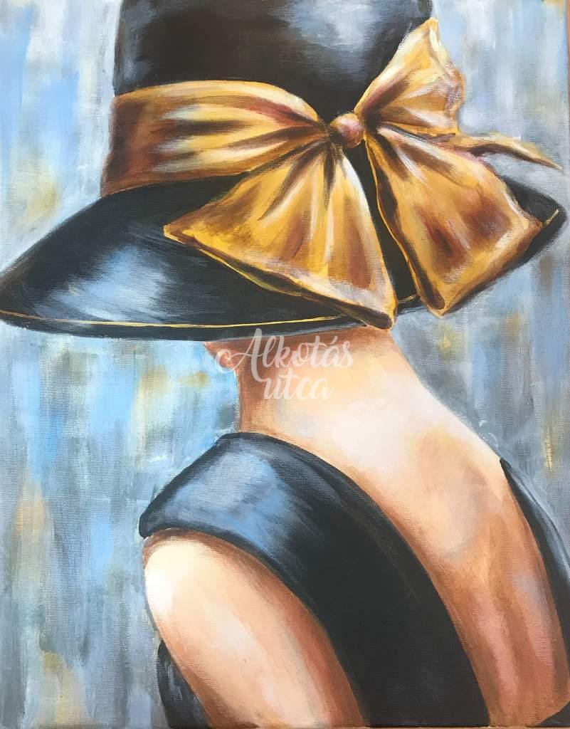 Woman in hat