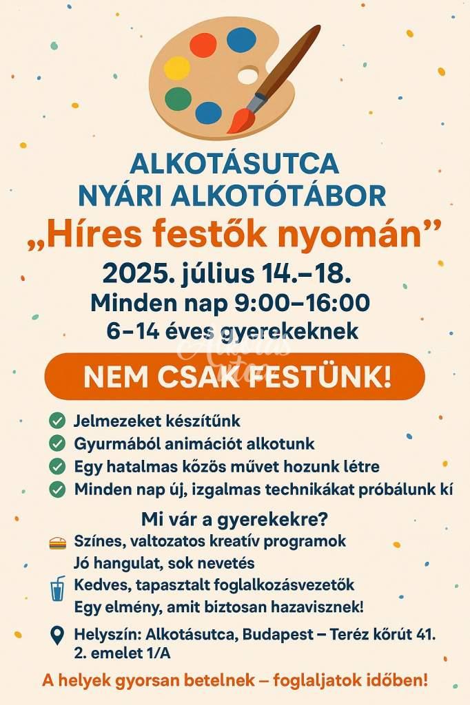 Alkotótábor - Híres festők nyomán