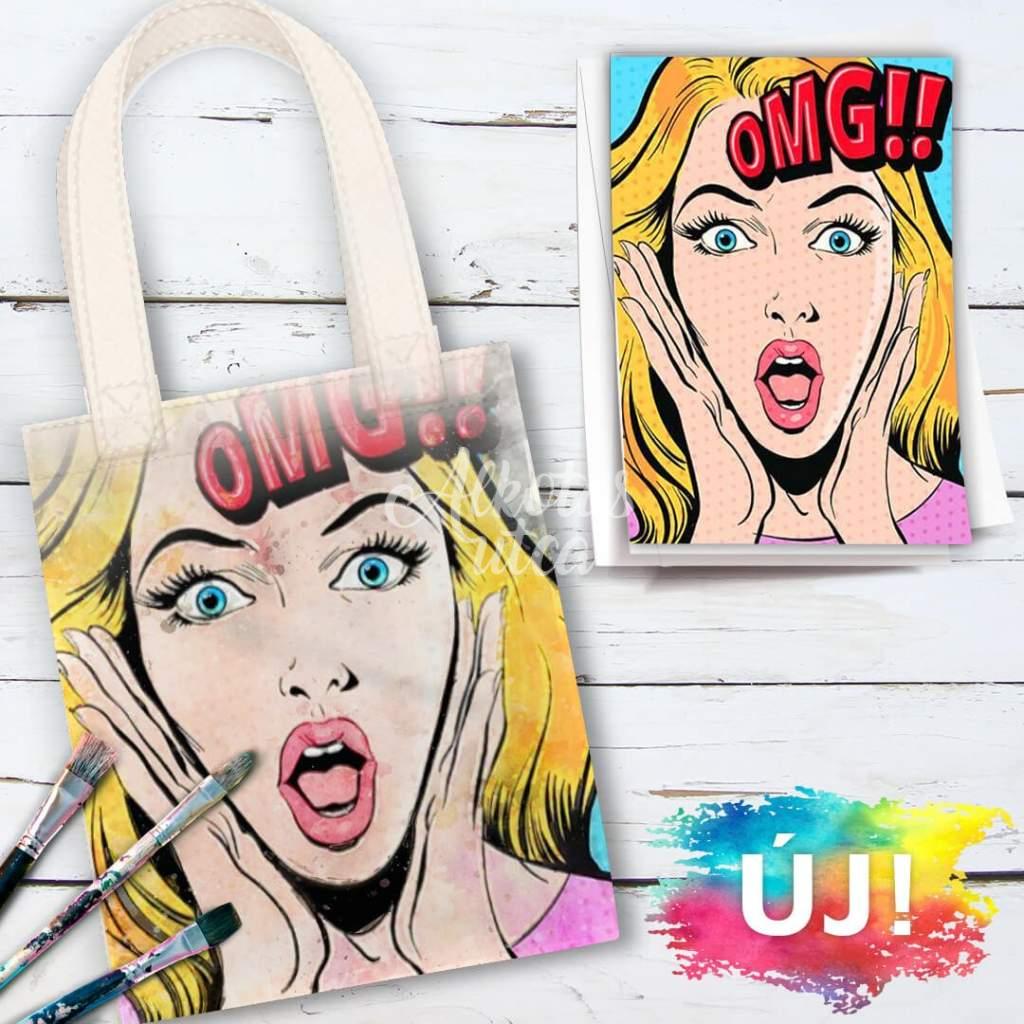 OMG! Tote bag painting