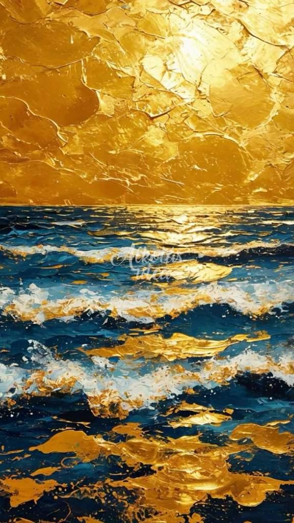 Golden waves