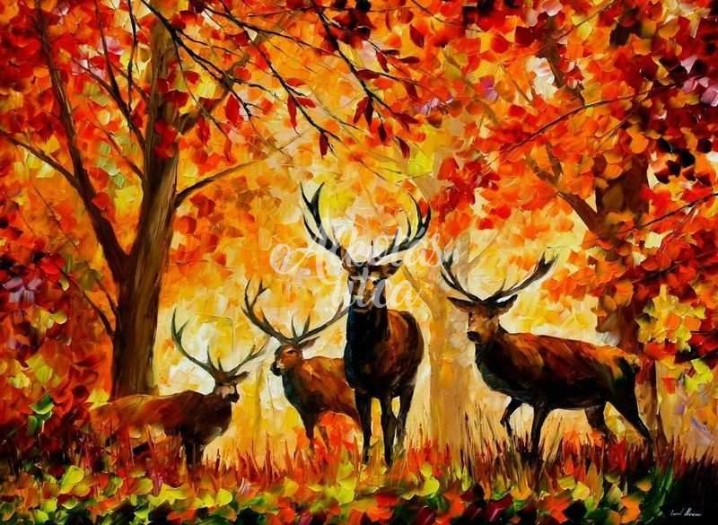 Deers Leonid Afremov