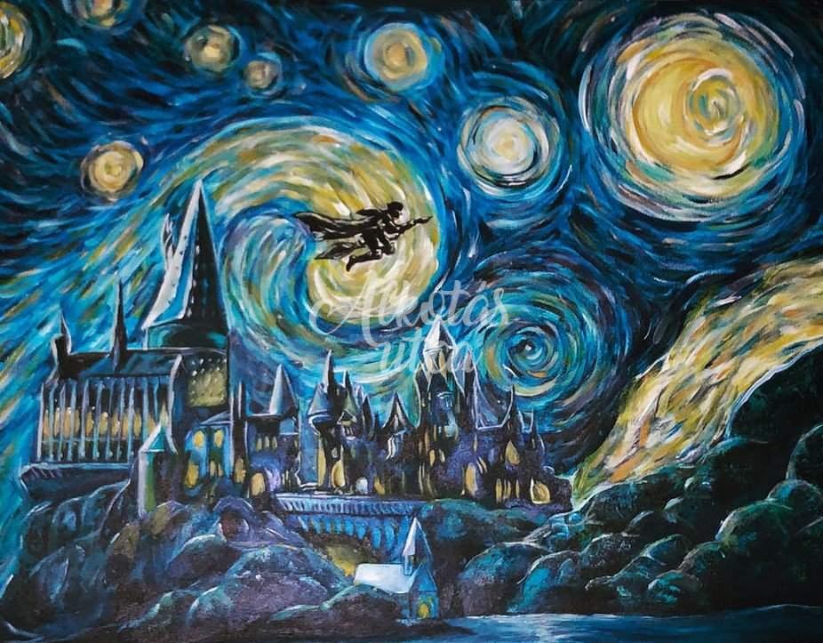 Starry Night in the Magic World